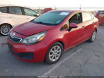 2014 Kia Rio Ex Red vin: KNADN4A35E6333170