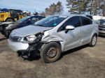 2014 Kia Rio Ex Серебряный vin: KNADN4A35E6419076