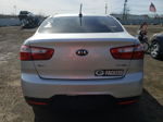 2014 Kia Rio Ex Серебряный vin: KNADN4A35E6419076