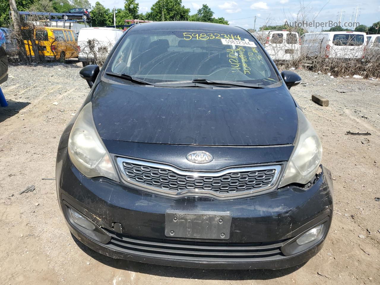 2013 Kia Rio Ex Black vin: KNADN4A36D6104169