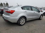 2013 Kia Rio Ex Silver vin: KNADN4A36D6158152