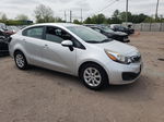 2014 Kia Rio Ex Серебряный vin: KNADN4A36E6419068