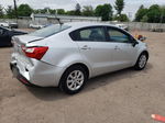 2014 Kia Rio Ex Silver vin: KNADN4A36E6419068