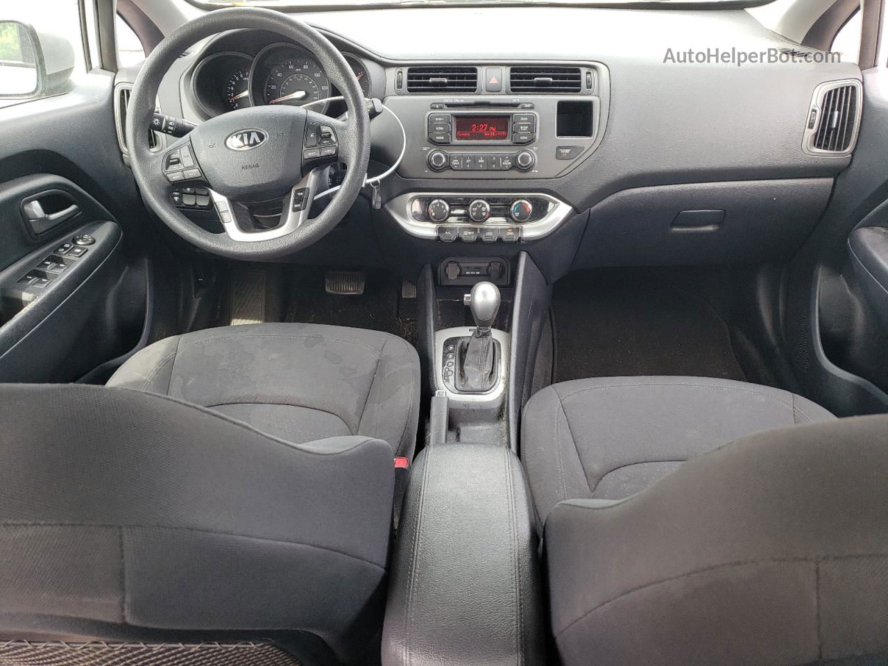 2014 Kia Rio Ex Серебряный vin: KNADN4A36E6419068