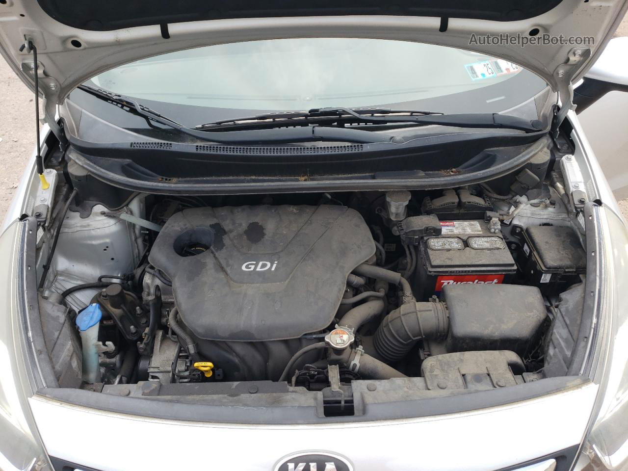 2014 Kia Rio Ex Silver vin: KNADN4A36E6419068