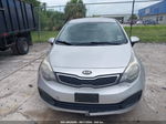 2013 Kia Rio Ex Silver vin: KNADN4A37D6104925