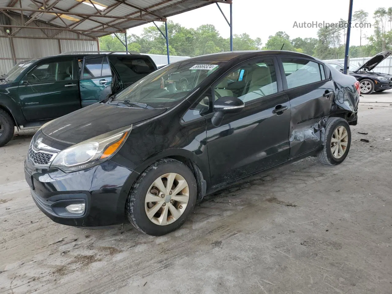 2013 Kia Rio Ex Black vin: KNADN4A37D6231691