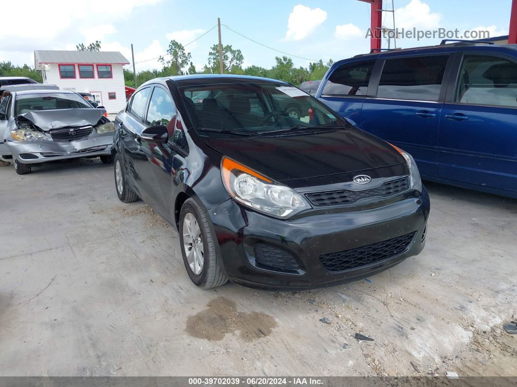 2013 Kia Rio Ex Черный vin: KNADN4A38D6100897