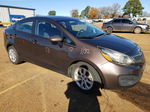 2013 Kia Rio Ex Brown vin: KNADN4A38D6143703