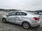 2013 Kia Rio Ex Silver vin: KNADN4A38D6310514