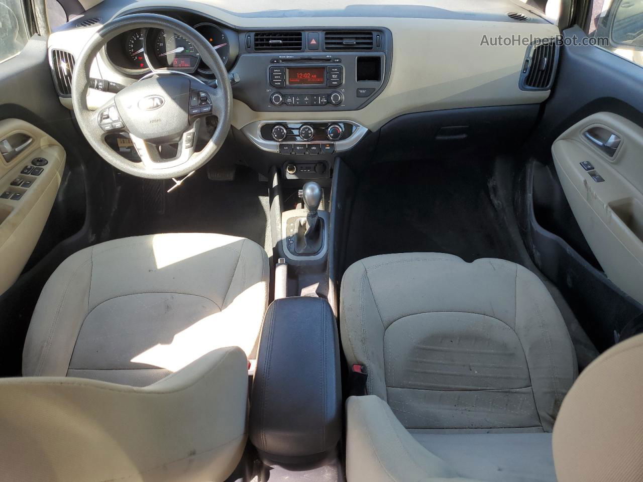 2013 Kia Rio Ex Черный vin: KNADN4A39D6222250