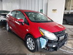 2013 Kia Rio Ex Red vin: KNADN4A39D6231739