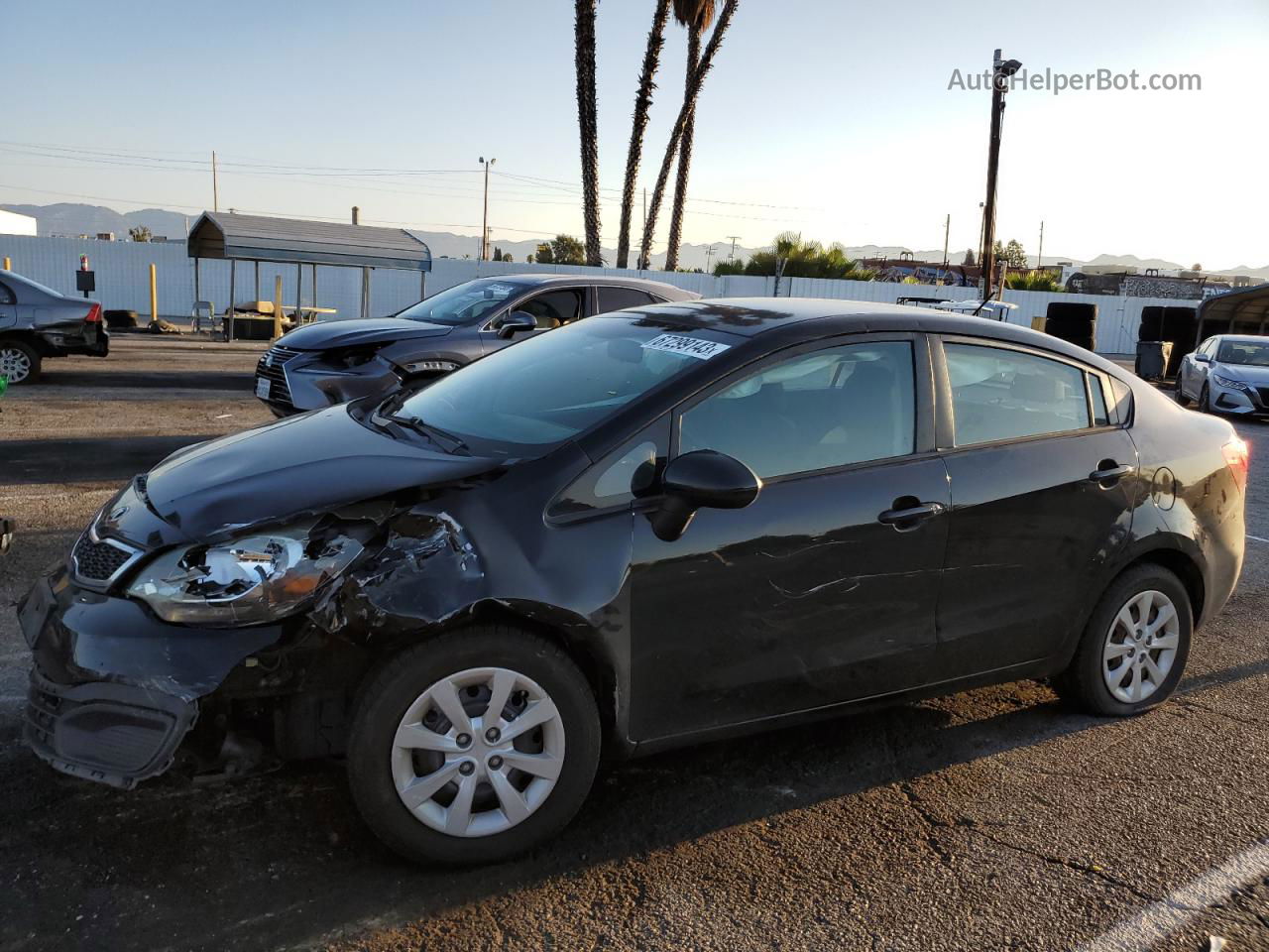 2013 Kia Rio Ex Black vin: KNADN4A3XD6223942