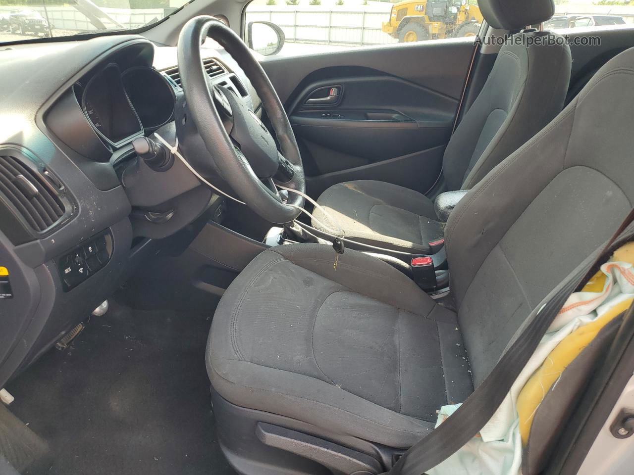 2014 Kia Rio Ex Серебряный vin: KNADN4A3XE6341068