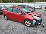 2014 Kia Rio Ex Red vin: KNADN4A3XE6354564