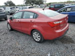 2014 Kia Rio Ex Red vin: KNADN4A3XE6354564