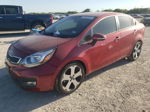 2014 Kia Rio Ex Красный vin: KNADN4A3XE6362308