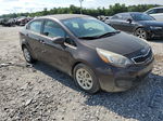 2014 Kia Rio Ex Brown vin: KNADN4A3XE6385684