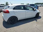 2013 Kia Rio Ex White vin: KNADN5A30D6104271