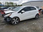 2013 Kia Rio Ex White vin: KNADN5A31D6174586