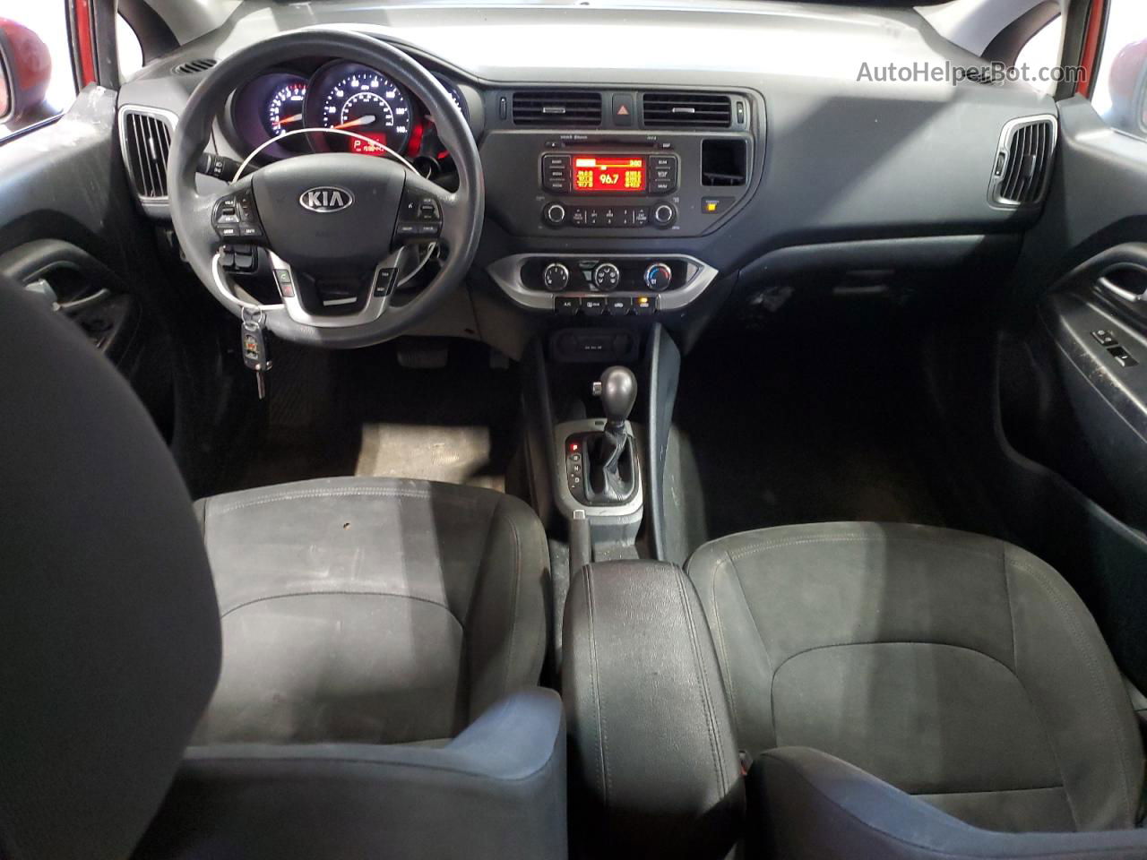 2013 Kia Rio Ex Красный vin: KNADN5A31D6180016