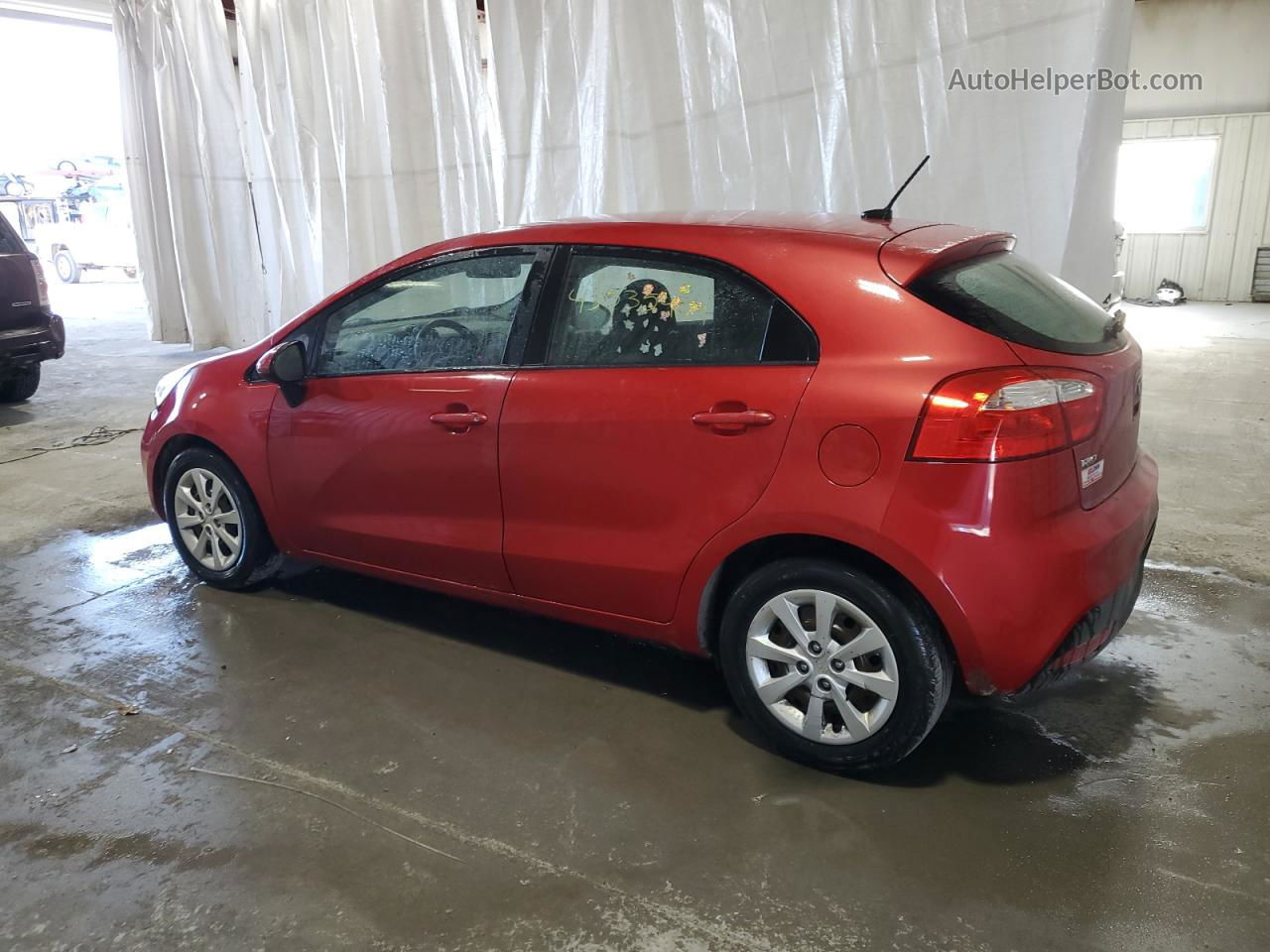 2013 Kia Rio Ex Красный vin: KNADN5A31D6180016