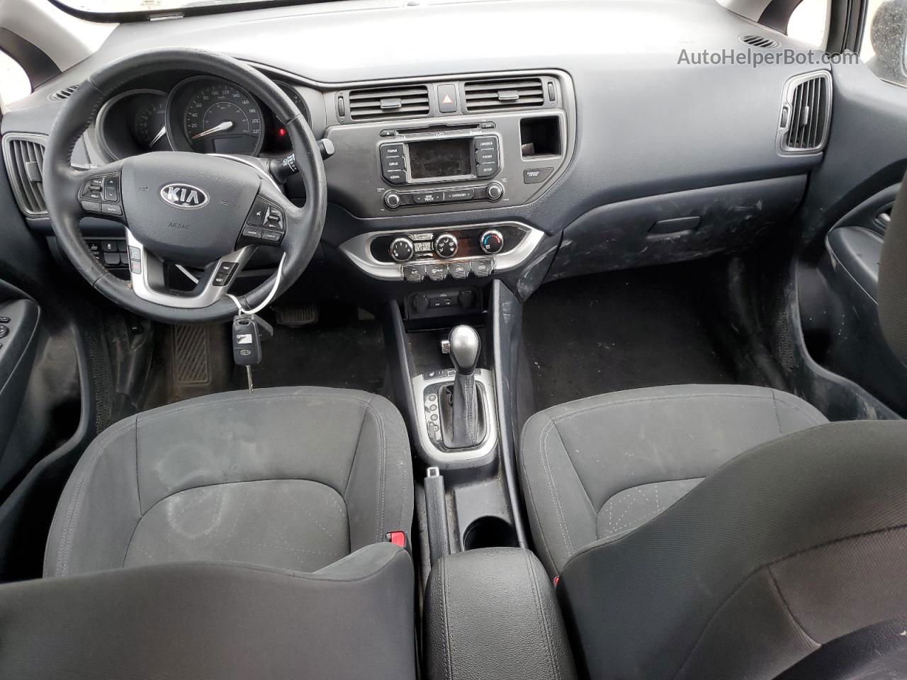 2013 Kia Rio Ex Серый vin: KNADN5A32D6861558