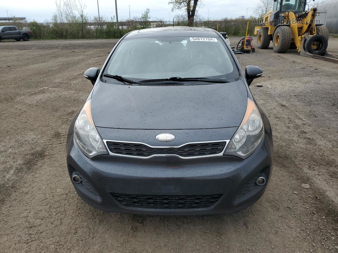 2013 Kia Rio Ex Серый vin: KNADN5A32D6861558