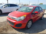 2014 Kia Rio Ex Red vin: KNADN5A32E6360400