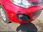 2014 Kia Rio Ex Red vin: KNADN5A32E6360400