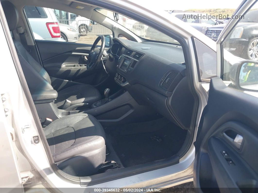 2014 Kia Rio Sx Серебряный vin: KNADN5A34E6347907