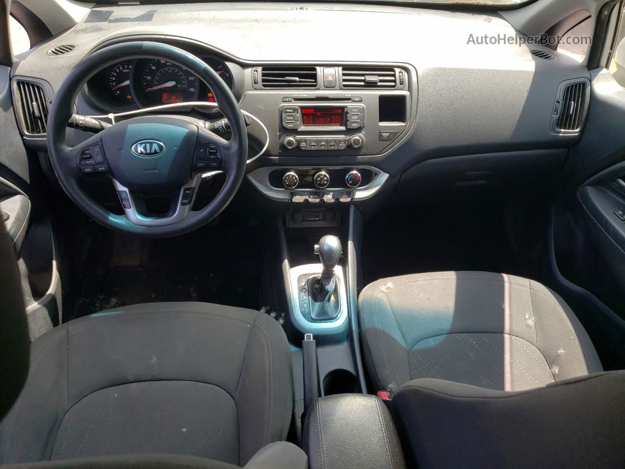 2014 Kia Rio Ex Silver vin: KNADN5A34E6362164