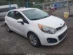 2013 Kia Rio Ex Белый vin: KNADN5A36D6156147