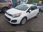 2013 Kia Rio Ex White vin: KNADN5A36D6156147