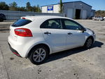 2013 Kia Rio Ex White vin: KNADN5A36D6175541