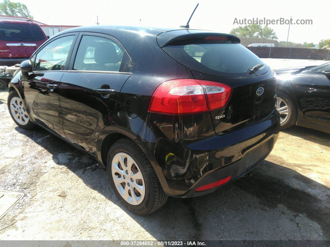 2013 Kia Rio Ex Черный vin: KNADN5A37D6096962