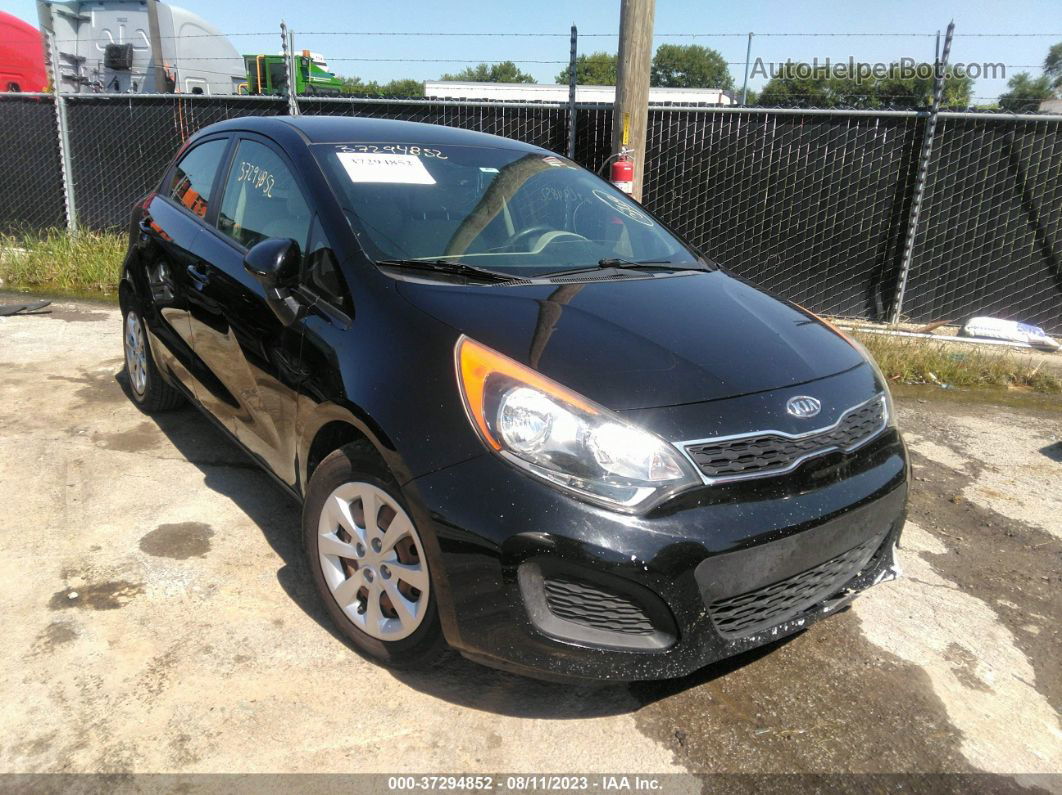 2013 Kia Rio Ex Black vin: KNADN5A37D6096962