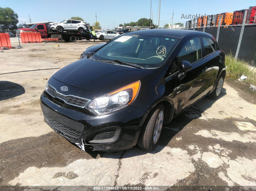 2013 Kia Rio Ex Черный vin: KNADN5A37D6096962