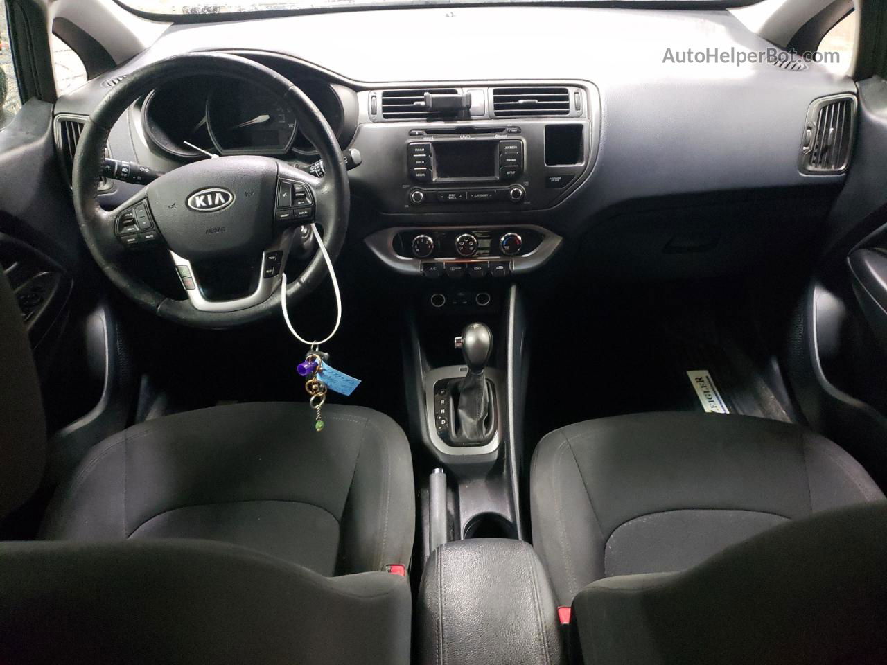 2013 Kia Rio Ex Угольный vin: KNADN5A37D6108592