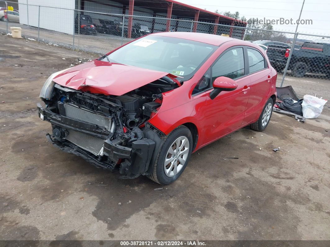 2013 Kia Rio Ex Red vin: KNADN5A37D6252871