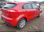 2013 Kia Rio Ex Red vin: KNADN5A37D6252871