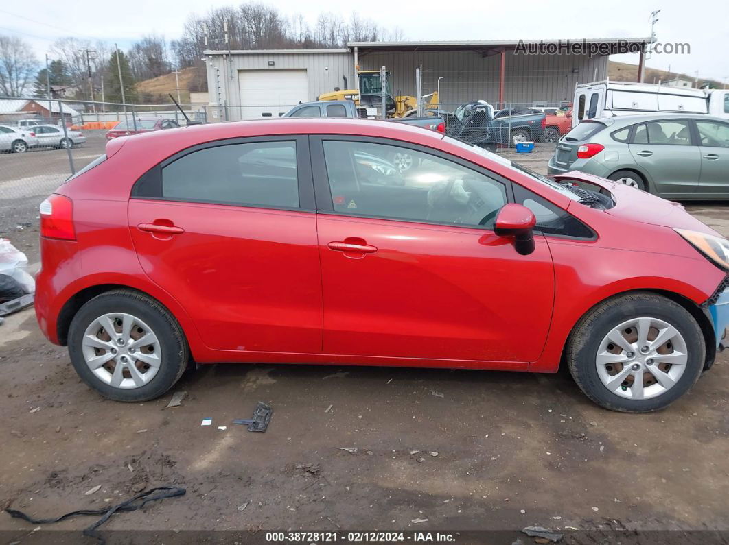 2013 Kia Rio Ex Красный vin: KNADN5A37D6252871