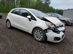 2013 Kia Rio Ex White vin: KNADN5A37D6768034