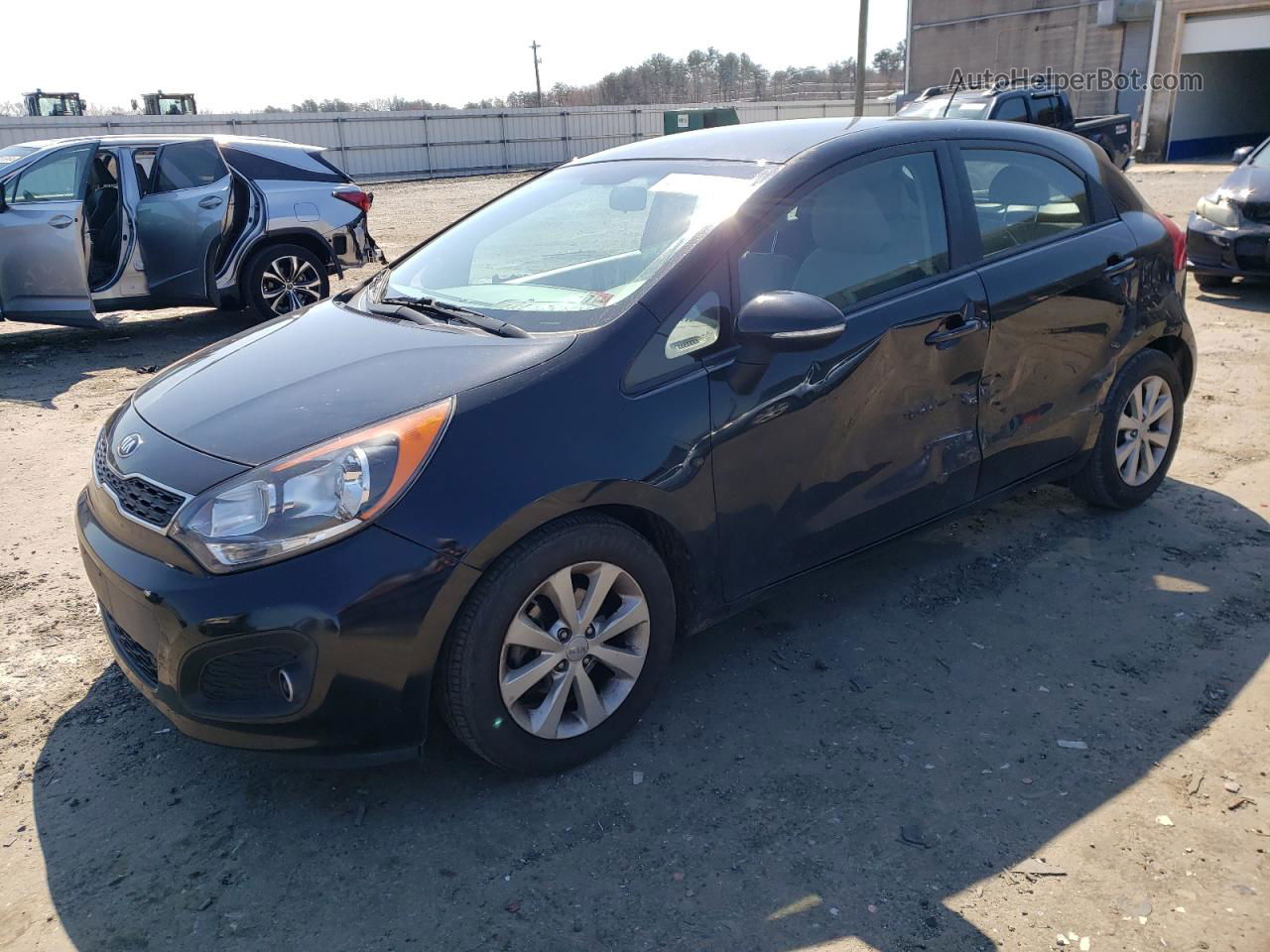 2014 Kia Rio Ex Black vin: KNADN5A37E6415181