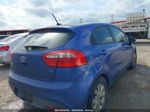 2013 Kia Rio Ex Blue vin: KNADN5A38D6118984