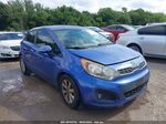 2013 Kia Rio Ex Синий vin: KNADN5A38D6118984