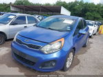 2013 Kia Rio Ex Синий vin: KNADN5A38D6118984