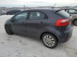 2013 Kia Rio Ex Серый vin: KNADN5A38D6852976