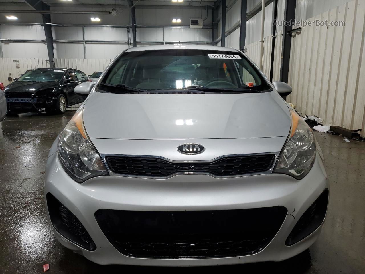 2013 Kia Rio Ex Silver vin: KNADN5A39D6139150