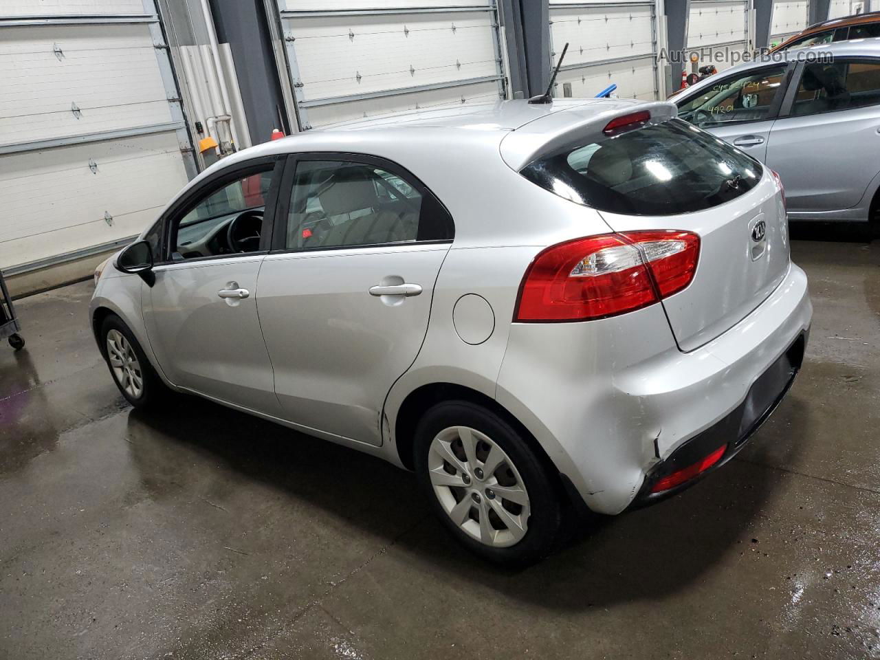 2013 Kia Rio Ex Серебряный vin: KNADN5A39D6139150